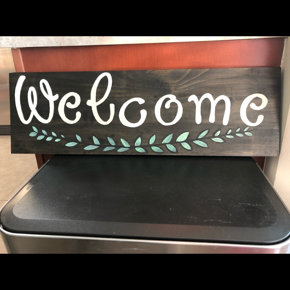 Welcome sign